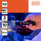 BLACK+DECKER LED ZAKLAMP 10W 500LM 100M BEREIK - Tuincentrum Lopik