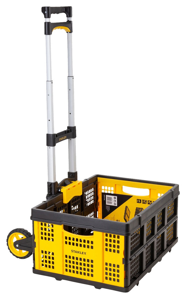 STANLEY HANDTRUCK AND CRATE - STEEKWAGEN MET VOUWKRAT 70KG - Tuincentrum Lopik