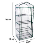 KINZO GREENHOUSE 4L 69X49X160CM - KAS 4 LAGEN - Tuincentrum Lopik
