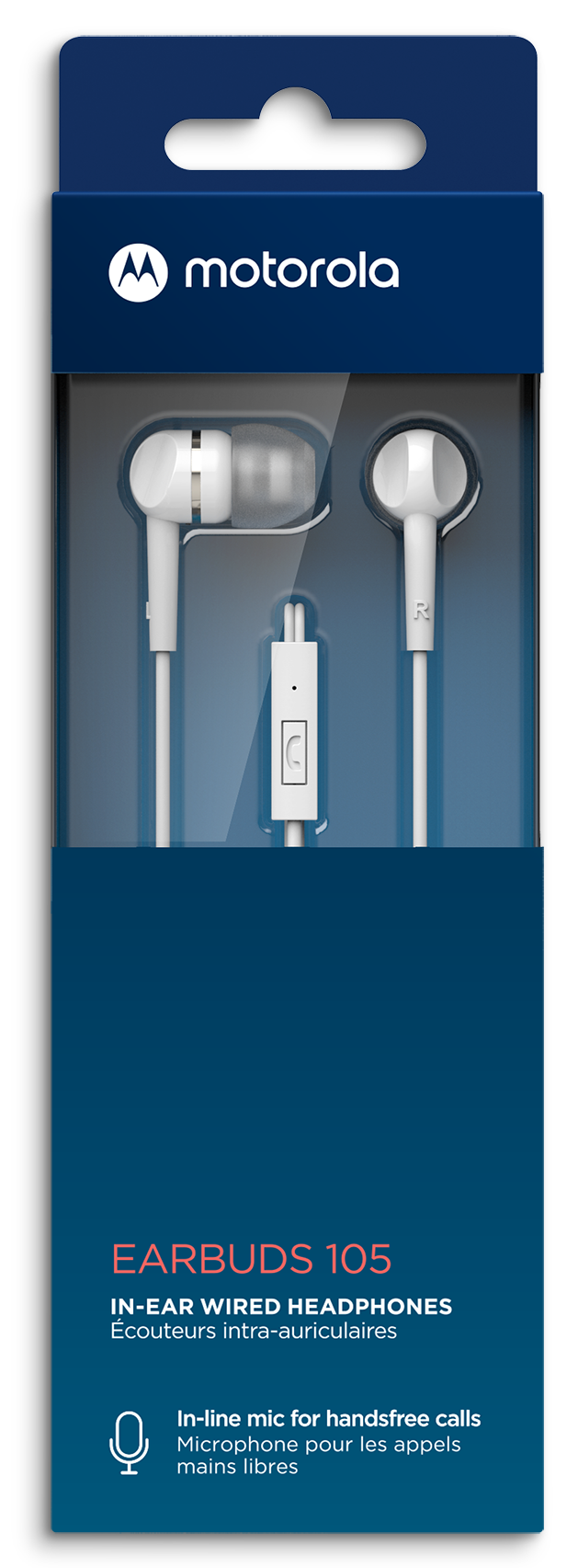 MOTOROLA SOUND IN-EAR OORDOPJES 105 WIT MET DRAAD - Tuincentrum Lopik