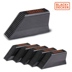 BLACK+DECKER CARGO BLOCKS 6 STUKS ANTI-SLIP LADING BLOKKEN AUTO ZWART - Tuincentrum Lopik