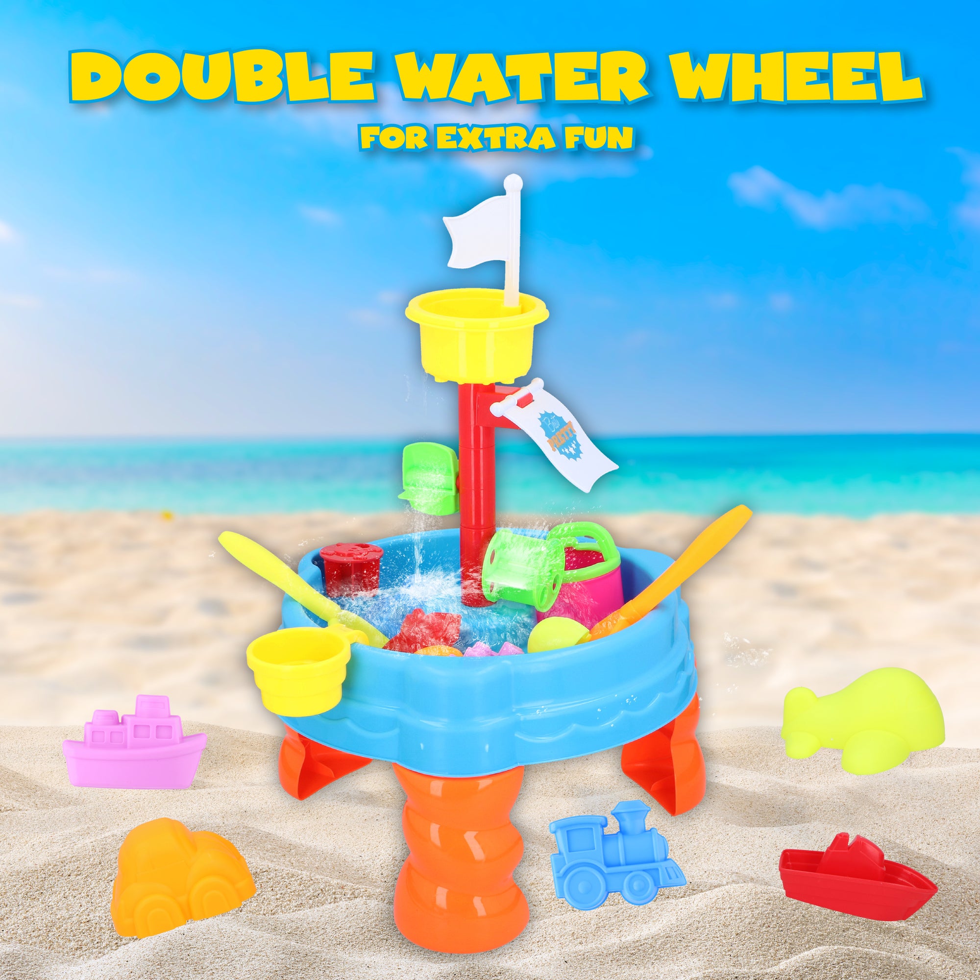 EDDY TOYS ZAND- EN WATERTAFEL 22-DELIG - Tuincentrum Lopik