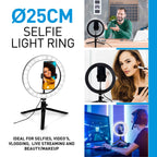 GRUNDIG SELFIE RINGLAMP Ø25CM 120 LEDS - Tuincentrum Lopik