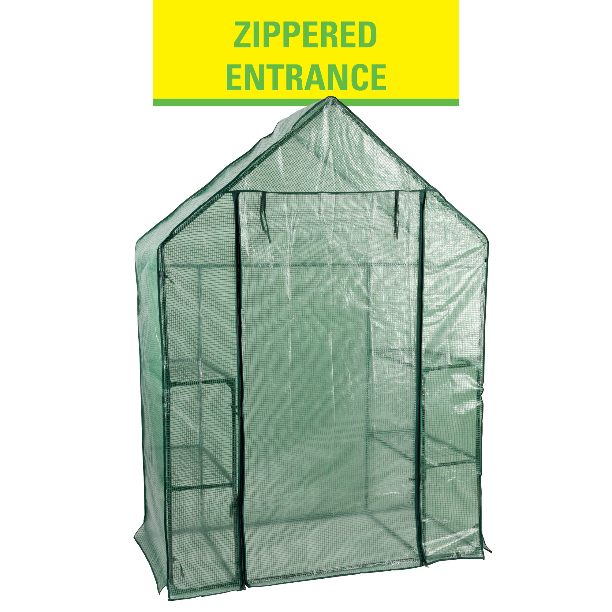 KINZO GREENHOUSE WALK-IN 143X73X195CM - INLOOPKAS 6 LAGEN - Tuincentrum Lopik