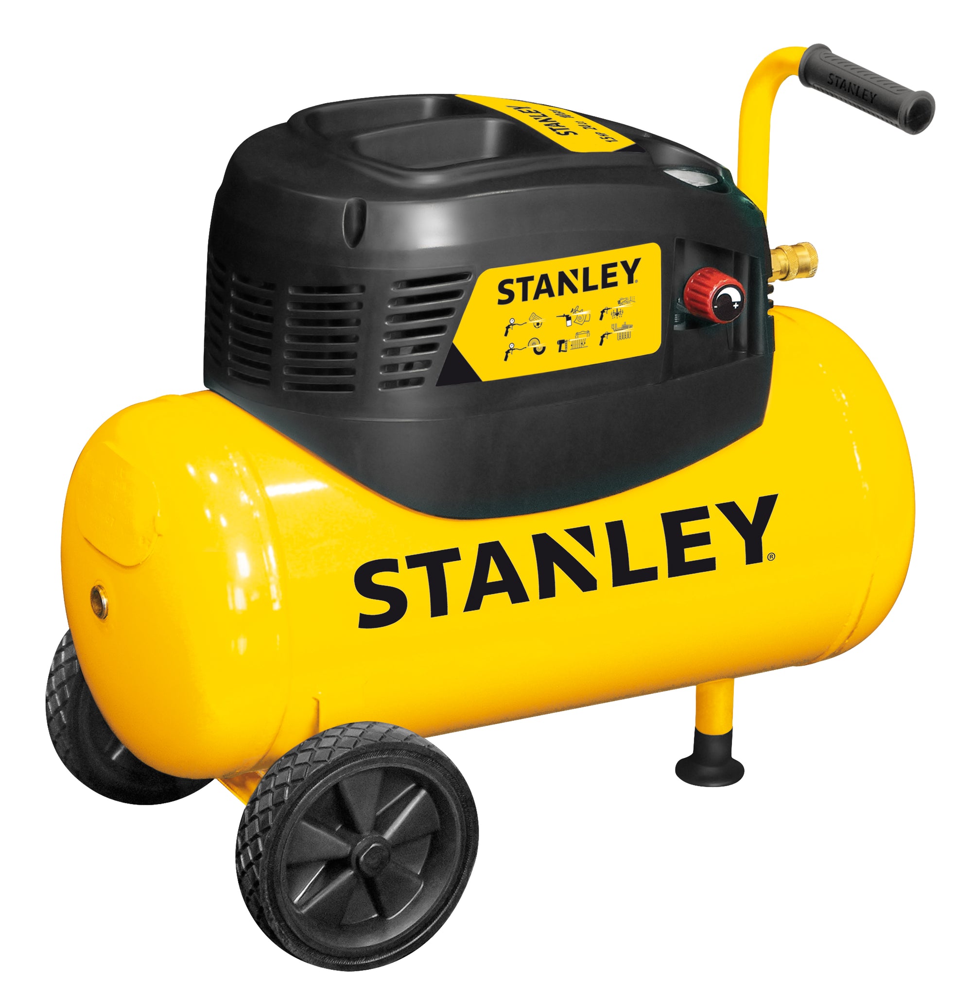 STANLEY LUCHTCOMPRESSOR DN 200/8/24 24L 8BAR 1100W - Tuincentrum Lopik