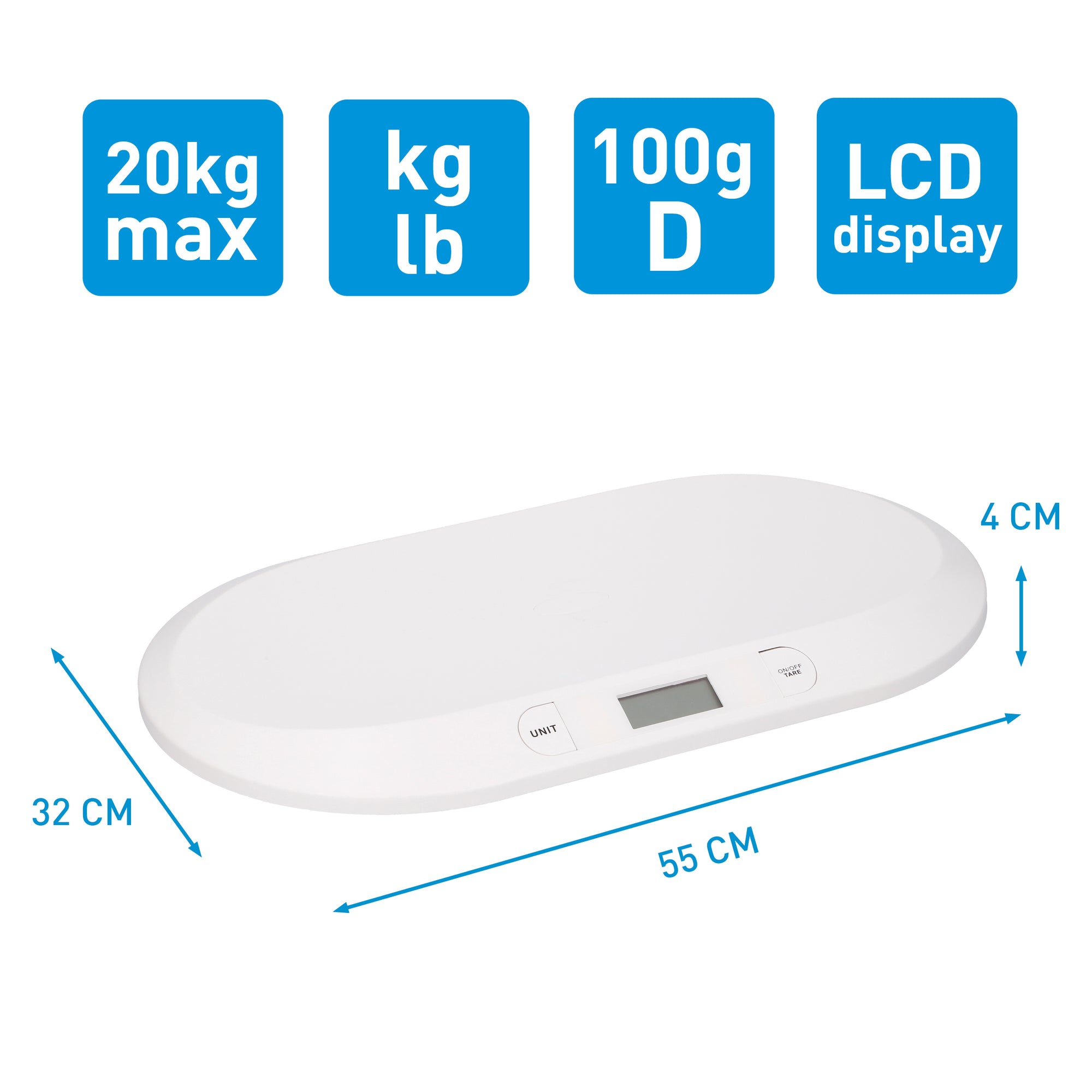 GRUNDIG BABYWEEGSCHAAL 55X32,5CM - Tuincentrum Lopik