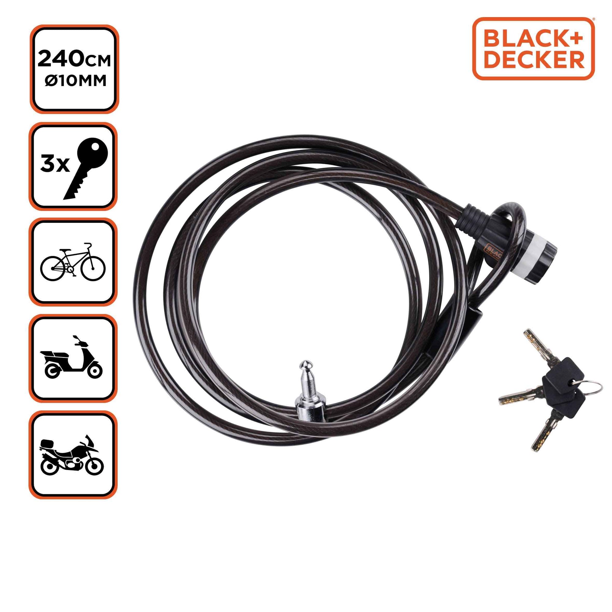 BLACK+DECKER KABELSLOT BXCHBL7005 Ø10X2400MM - Tuincentrum Lopik