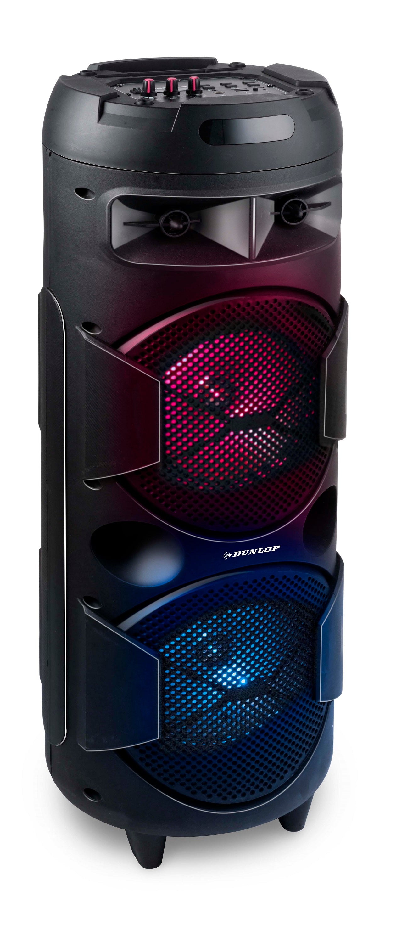 DUNLOP KARAOKE BLUETOOTH SPEAKER 40W LED FM-RADIO AUX USB - Tuincentrum Lopik