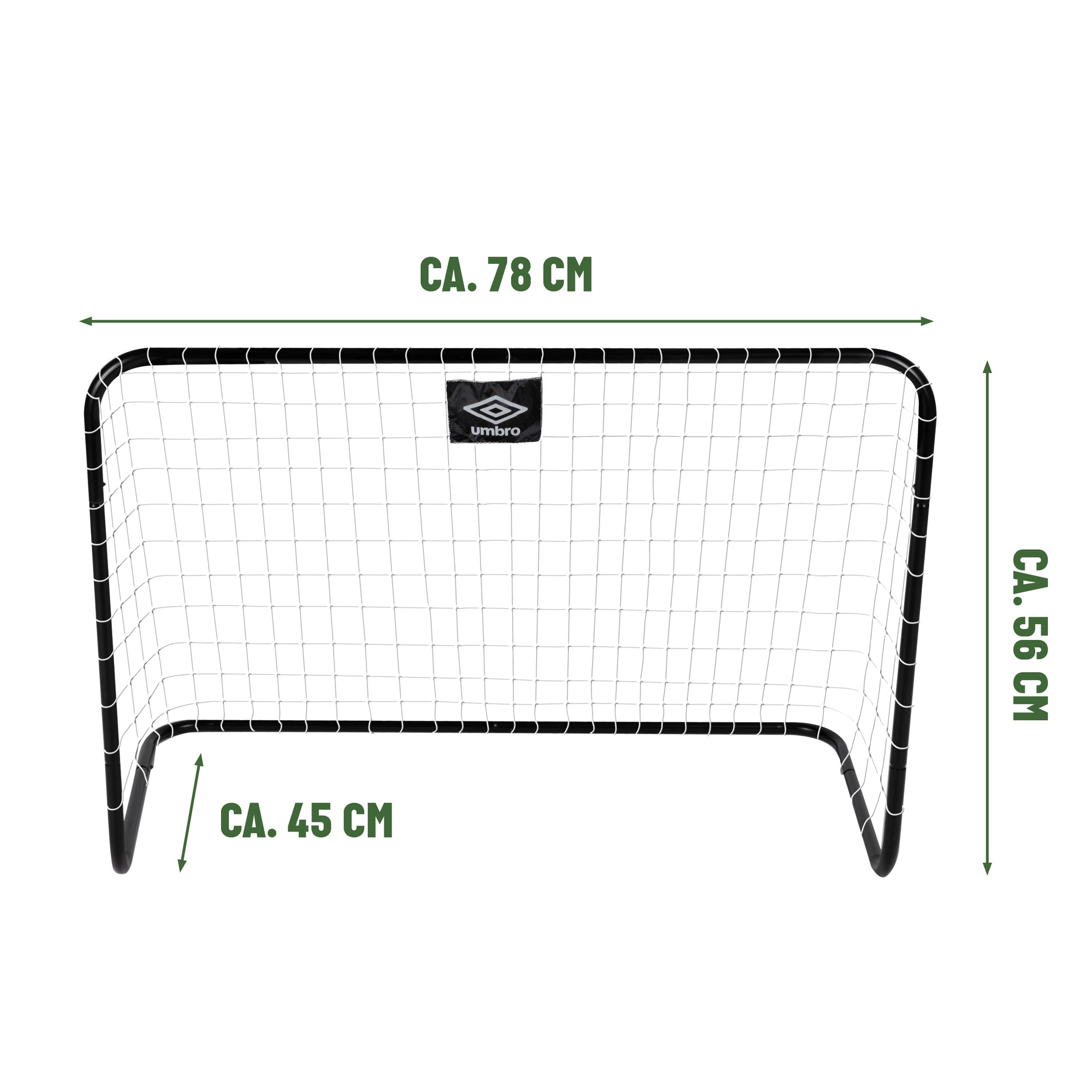 UMBRO VOETBALDOELTJES SET VAN 2 METAAL 78X56X45CM - Tuincentrum Lopik