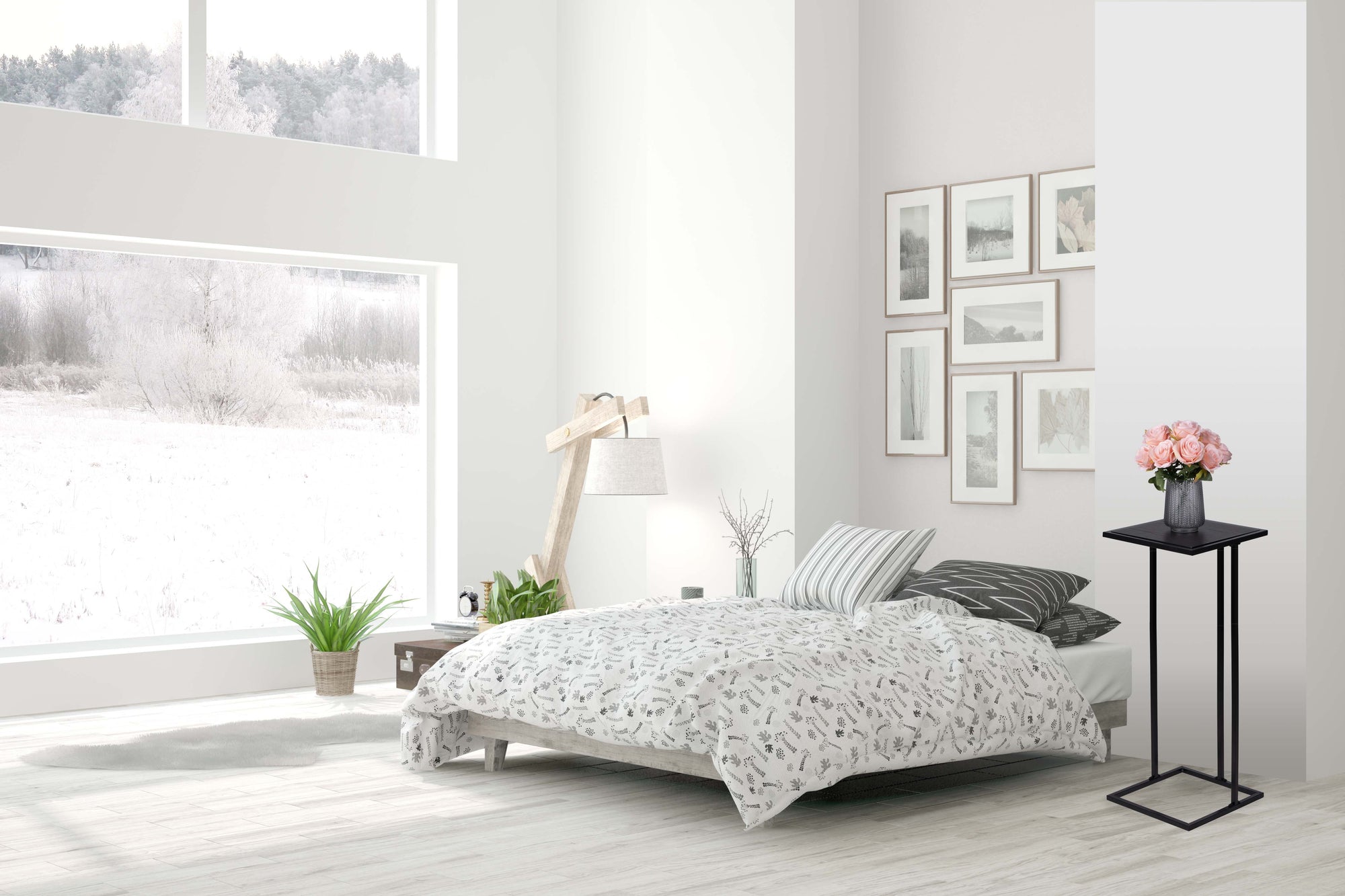 ARTI CASA BIJZETTAFEL INDUSTRIEEL ZWART H75 CM - Tuincentrum Lopik