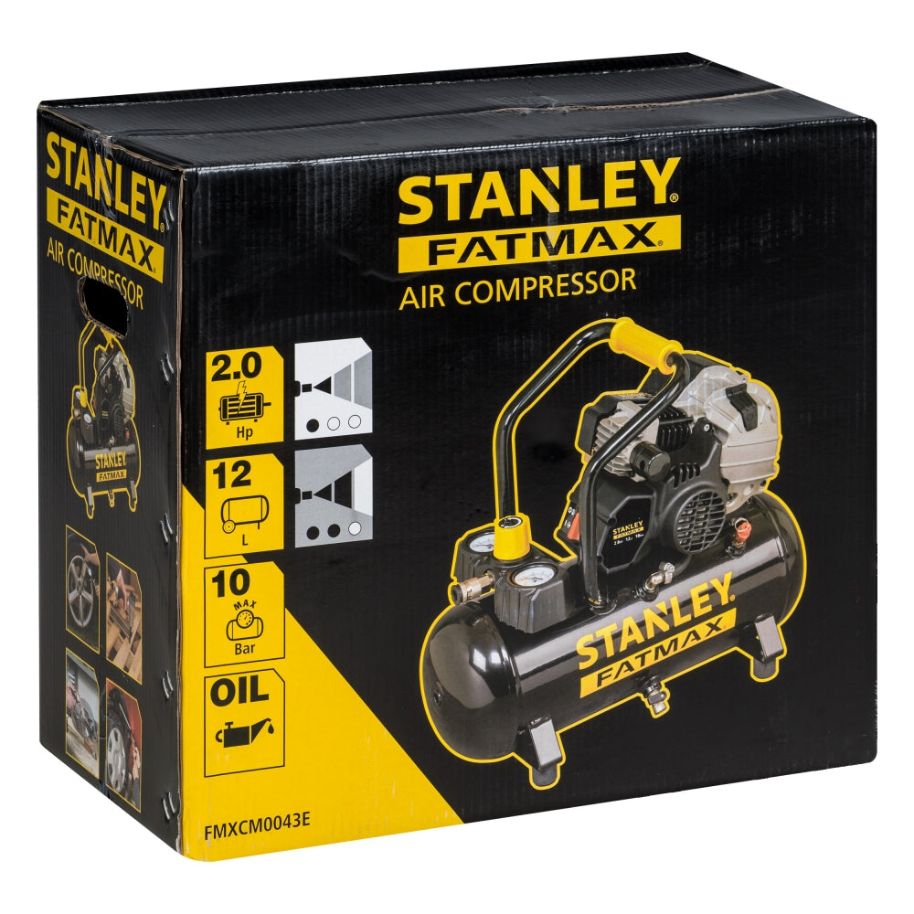 STANLEY LUCHTCOMPRESSOR HY 227/10/12 FMXCM0 12L 10BAR 1500W - Tuincentrum Lopik
