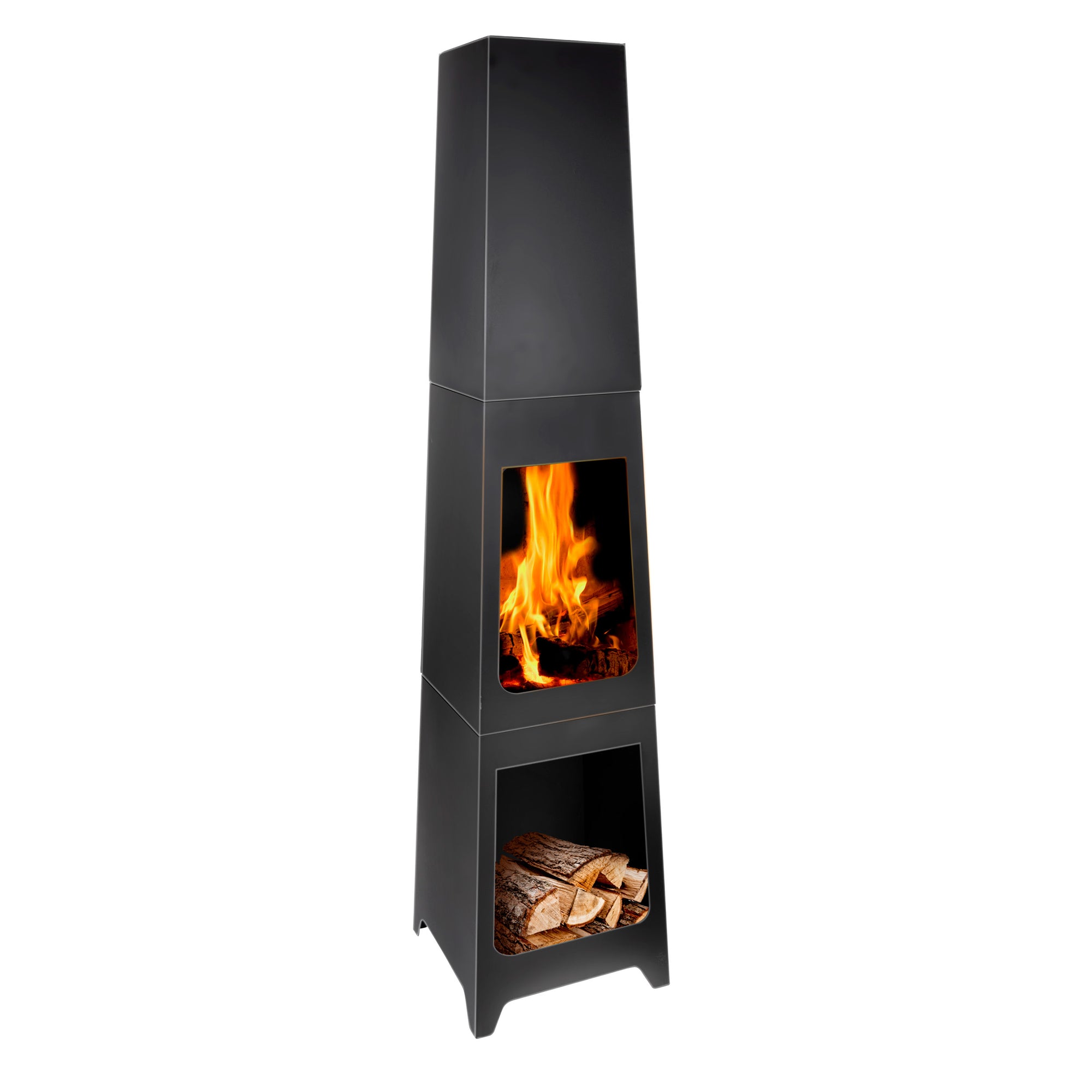 BBQ COLLECTION FIRE BASKET 36X36X150CM - Tuincentrum Lopik