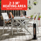 ALPINA INFRAROOD TERRASVERWARMER 800W CARBON - Tuincentrum Lopik