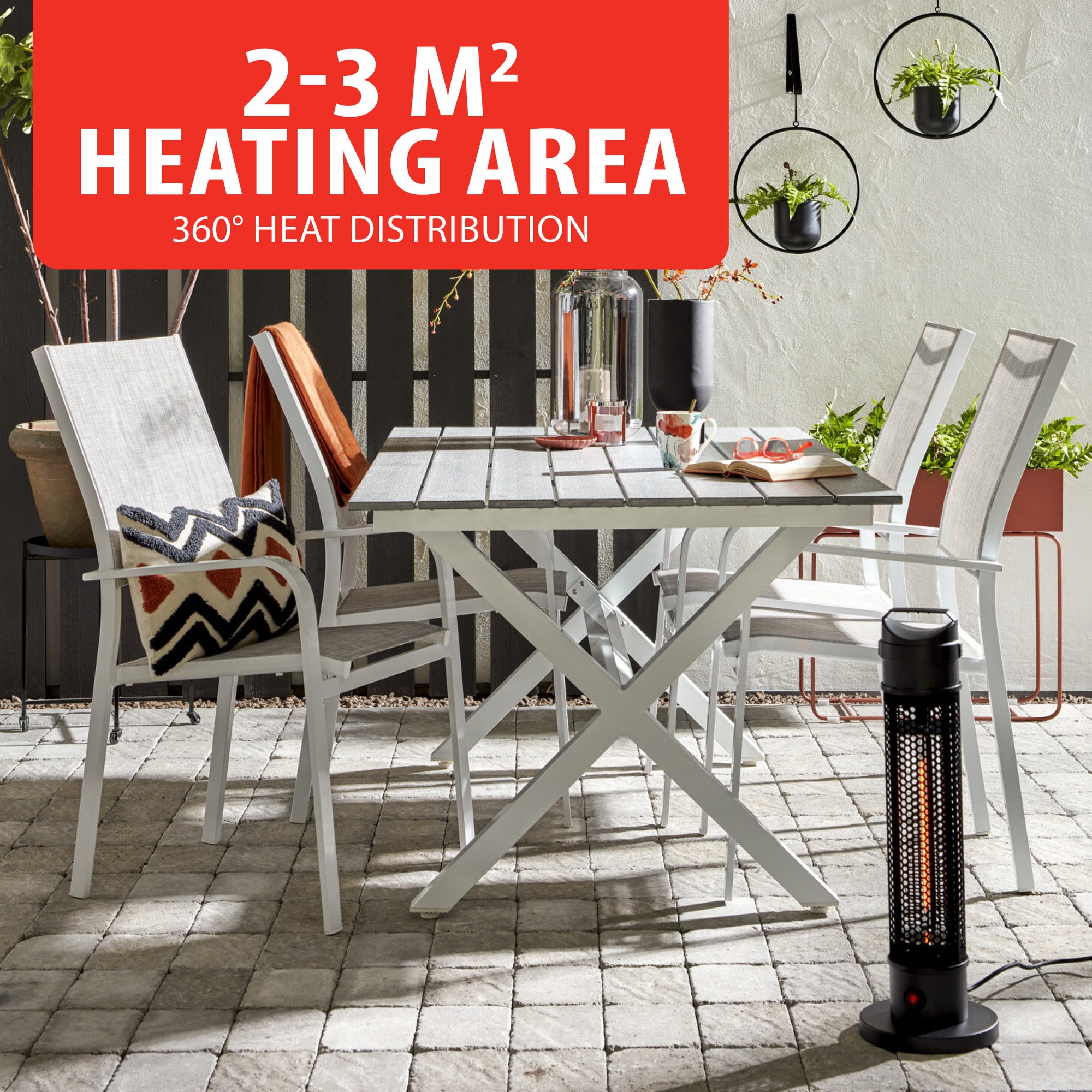 ALPINA INFRAROOD TERRASVERWARMER 800W CARBON - Tuincentrum Lopik