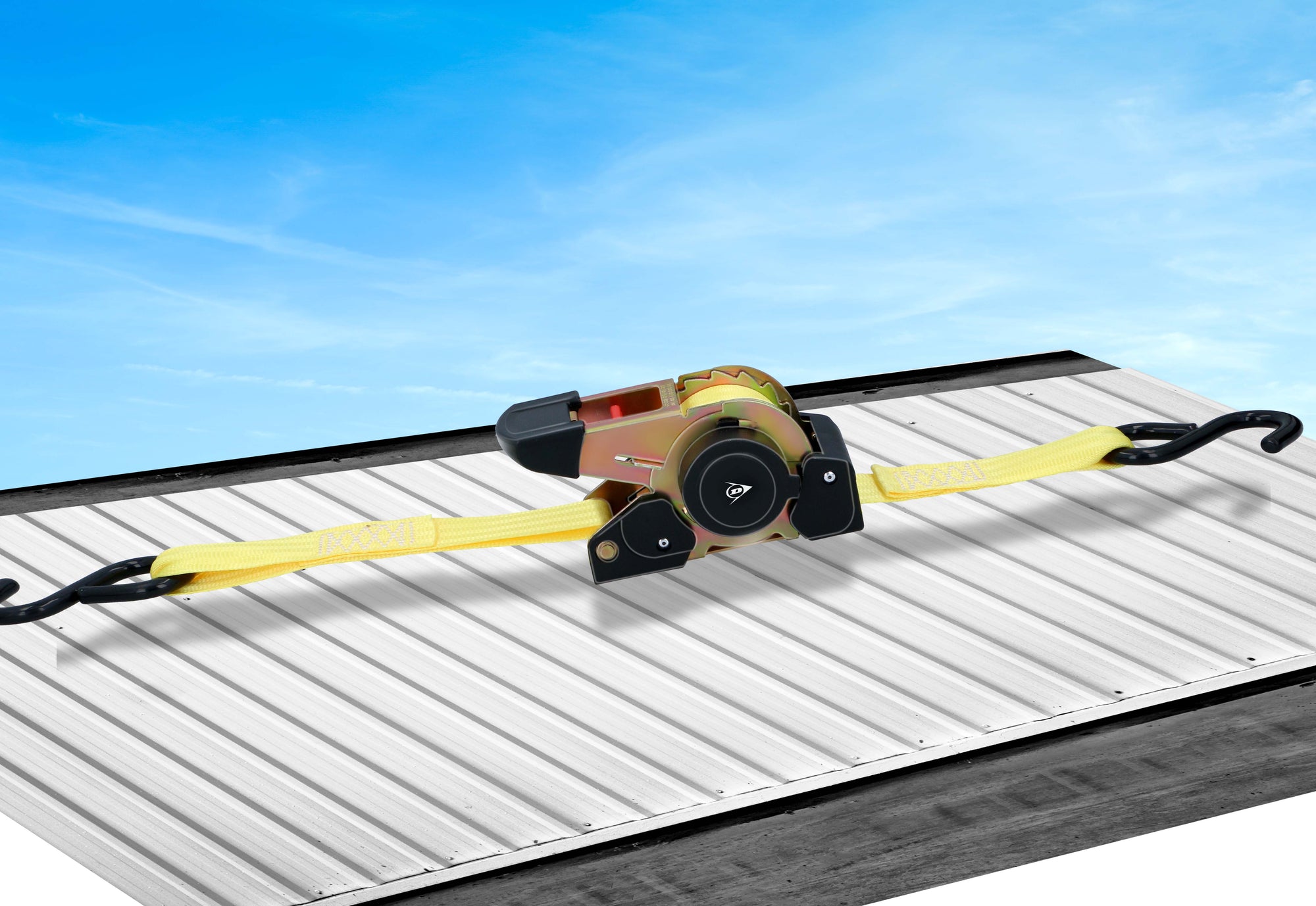 DUNLOP SPANBAND MET RATEL 4 METER 500KG 38MM - Tuincentrum Lopik