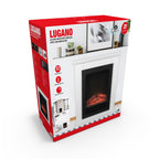 CLASSIC FIRE SFEERHAARD LUGANO MET SCHOUW EN VERWARMING COMPLEET PAKKET - Tuincentrum Lopik