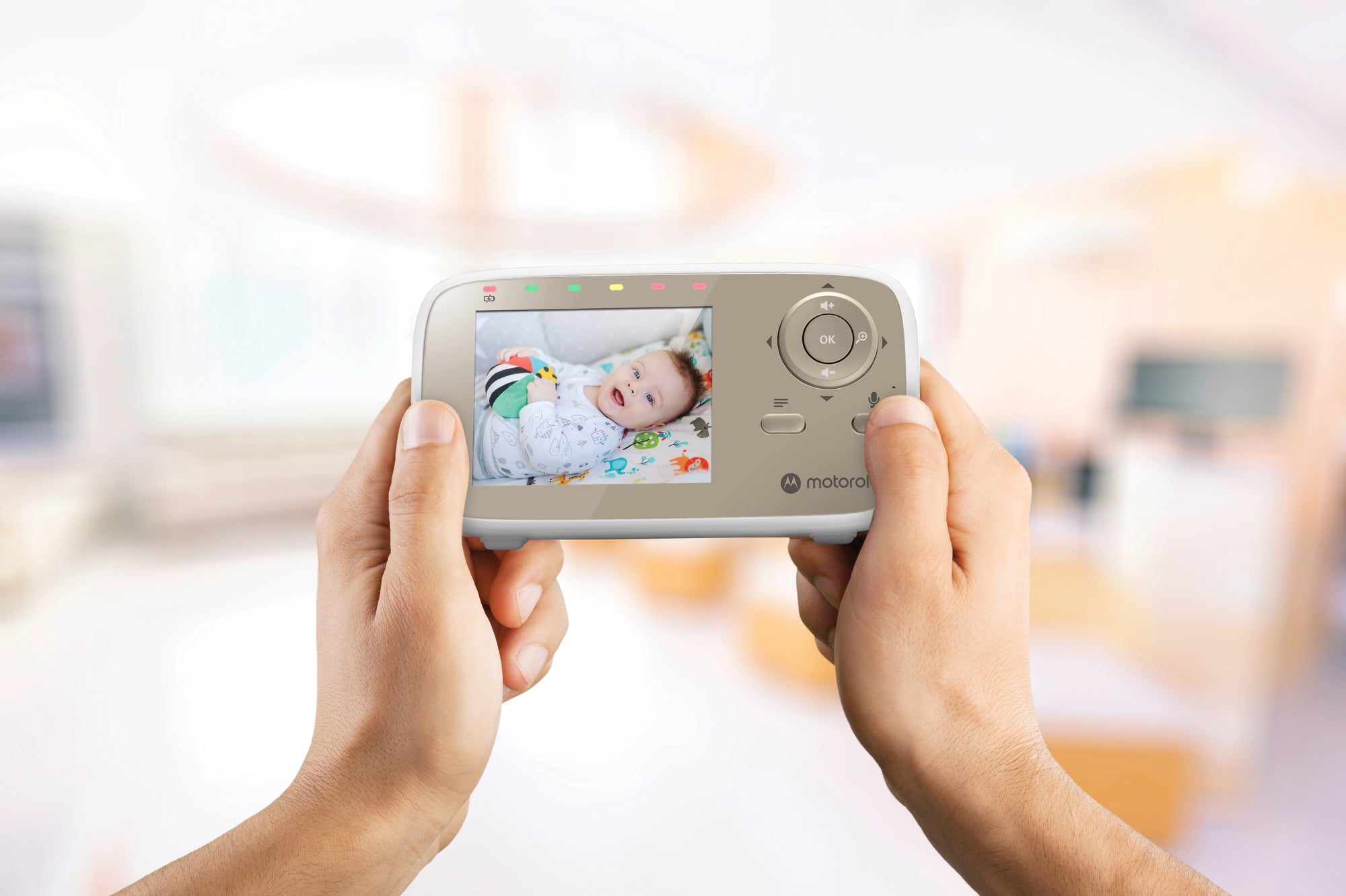 MOTOROLA VIDEO BABYFOON VM483 2.8 INCH WIT - Tuincentrum Lopik
