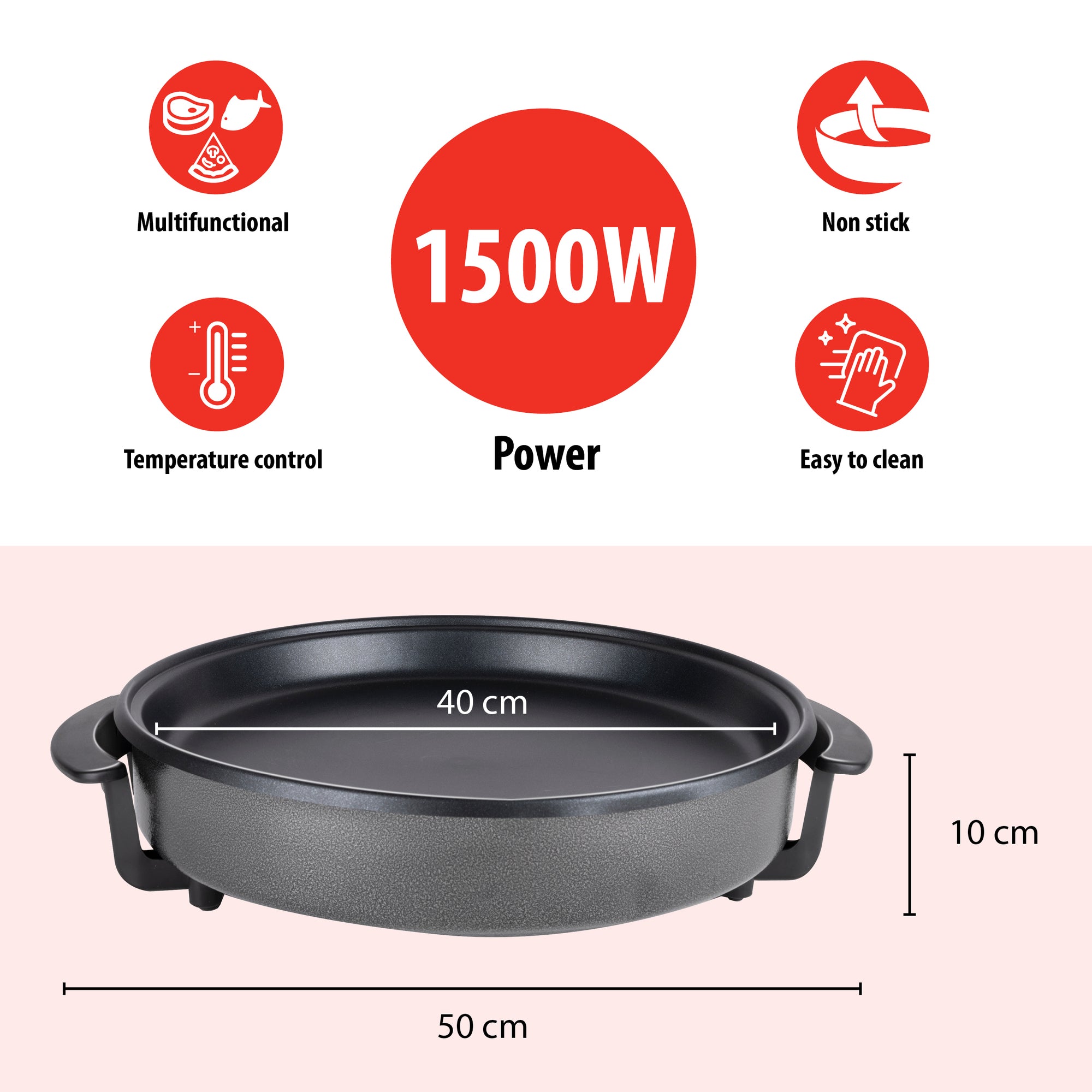 ALPINA PARTY PAN 230V Ø40CM - Tuincentrum Lopik