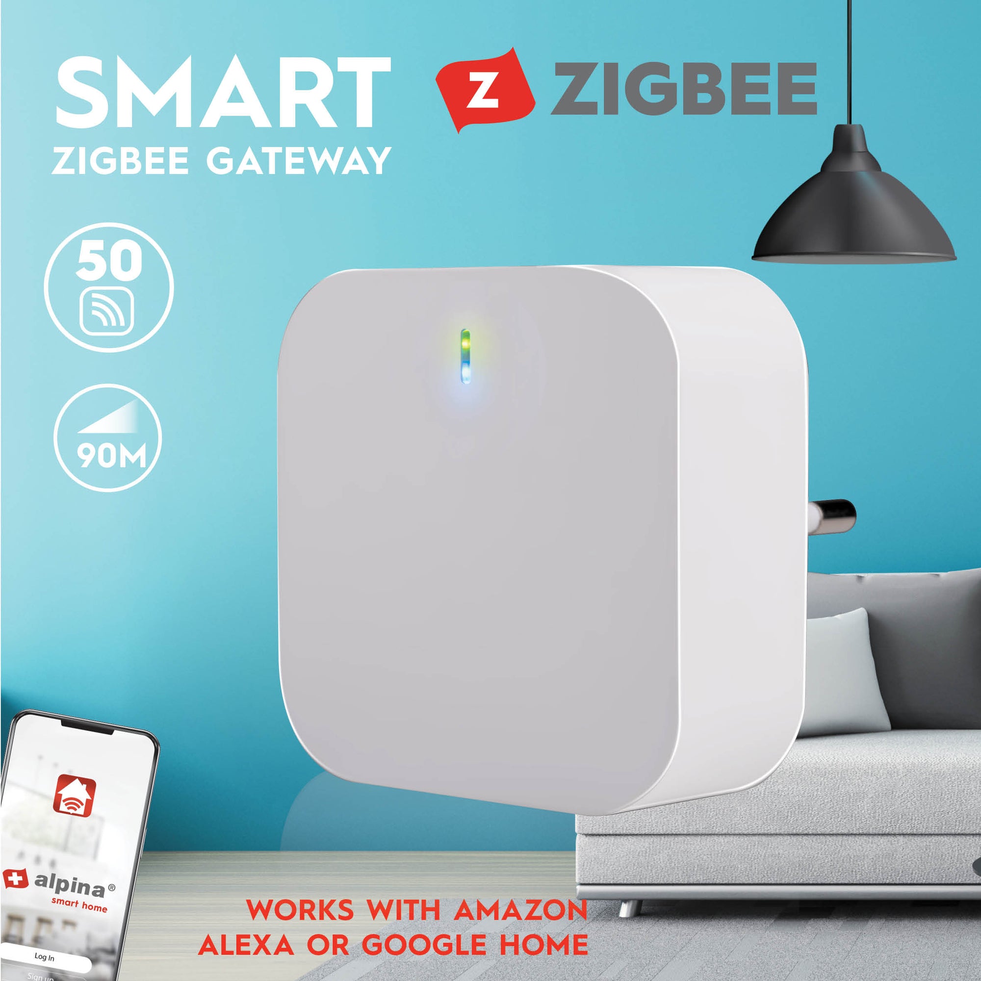 ALPINA SMART ZIGBEE GATEWAY 230V - Tuincentrum Lopik