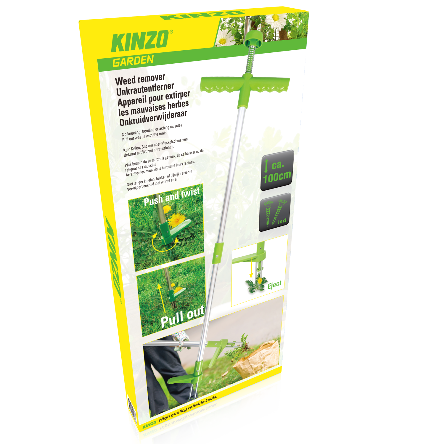 KINZO ONKRUIDVERWIJDERAAR MET STEEL - Tuincentrum Lopik