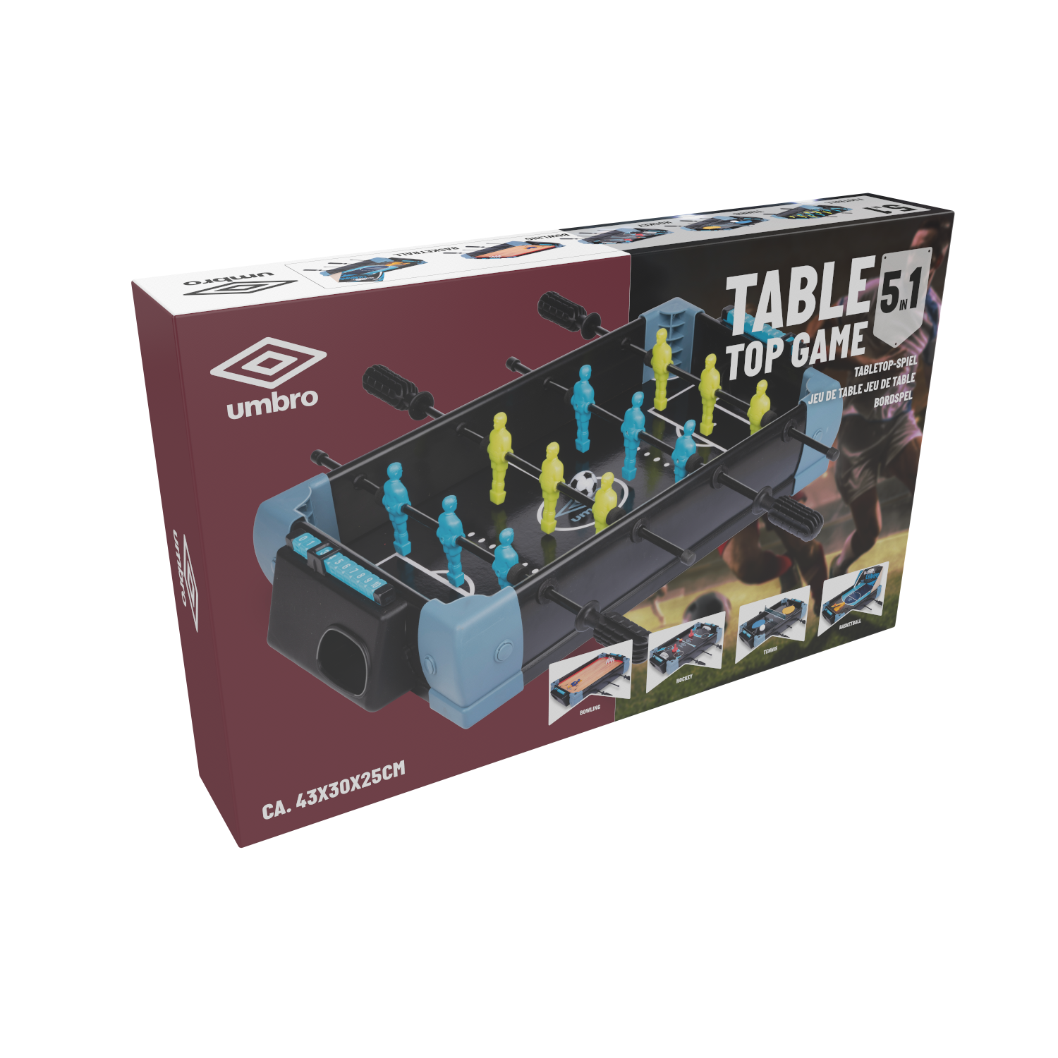 UMBRO TABLE TOP GAME 5-IN-1 35PCS PL - Tuincentrum Lopik