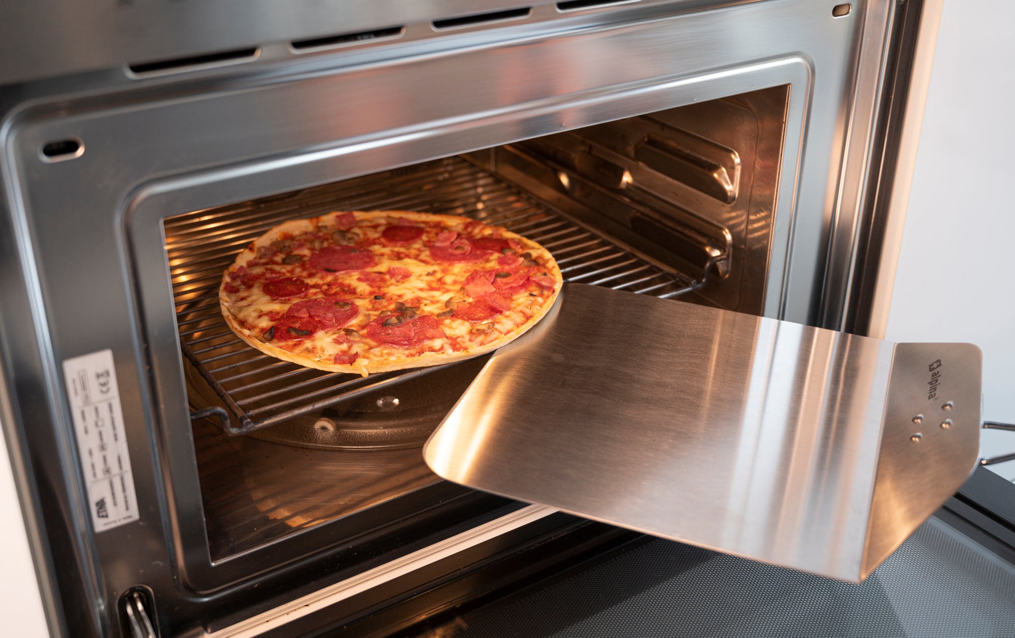 ALPINA PIZZASCHEP ROESTVRIJ STAAL MET TPR HANDGREEP - Tuincentrum Lopik