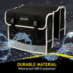 DUNLOP DUBBELE FIETSTAS - 2X 13 LITER - WATERDICHT - ZWART - Tuincentrum Lopik