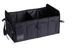 BLACK+DECKER KOFFERBAK ORGANIZER OPVOUWBAAR 59X36X30CM 2 VAKKEN ZWART - Tuincentrum Lopik