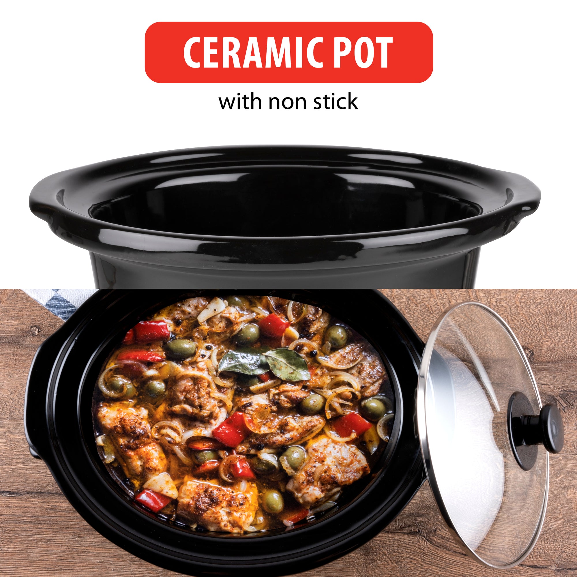 ALPINA SLOWCOOKER 3,5L 240W - Tuincentrum Lopik