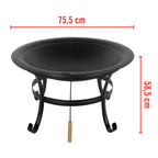 BBQ COLLECTION FIRE BOWL RD75,5X58,5CM ST - Tuincentrum Lopik