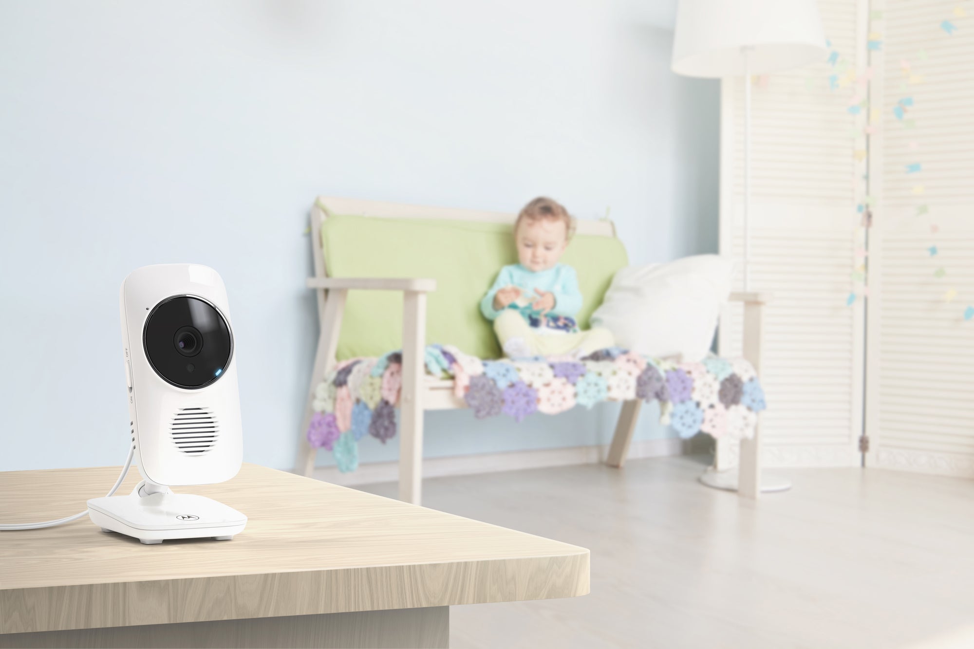 MOTOROLA VIDEO BABYFOON VM483 2.8 INCH WIT - Tuincentrum Lopik