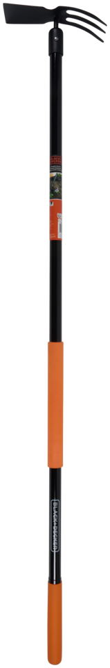 BLACK+DECKER CULTIVATOR HANDHAK FIBERGLAS HANDVAT 3 TANDEN STAAL - Tuincentrum Lopik