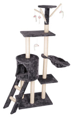 MAXXPRO KATTENTOREN 140X50X35CM 3 NIVEAUS MET SPEELTOUW - Tuincentrum Lopik