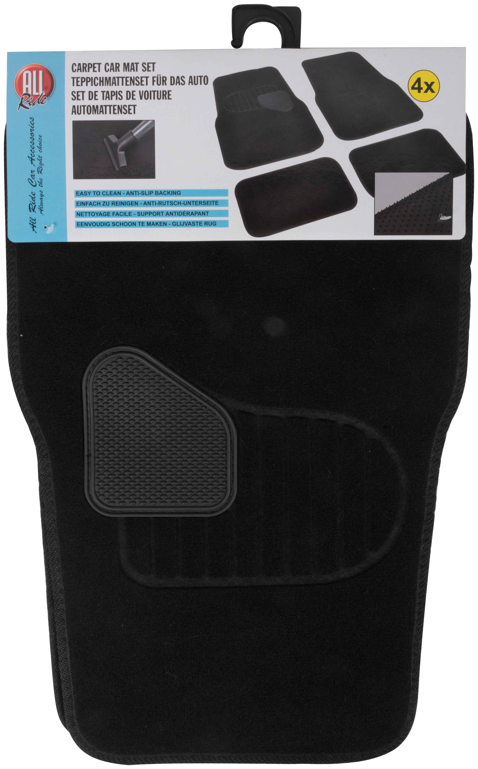 ALL RIDE CAR MAT SET CARPET 4PCS PES - Tuincentrum Lopik