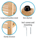 ALPINA BAMBOE BADKAMERREK 3 LAGEN 77.5CM - Tuincentrum Lopik