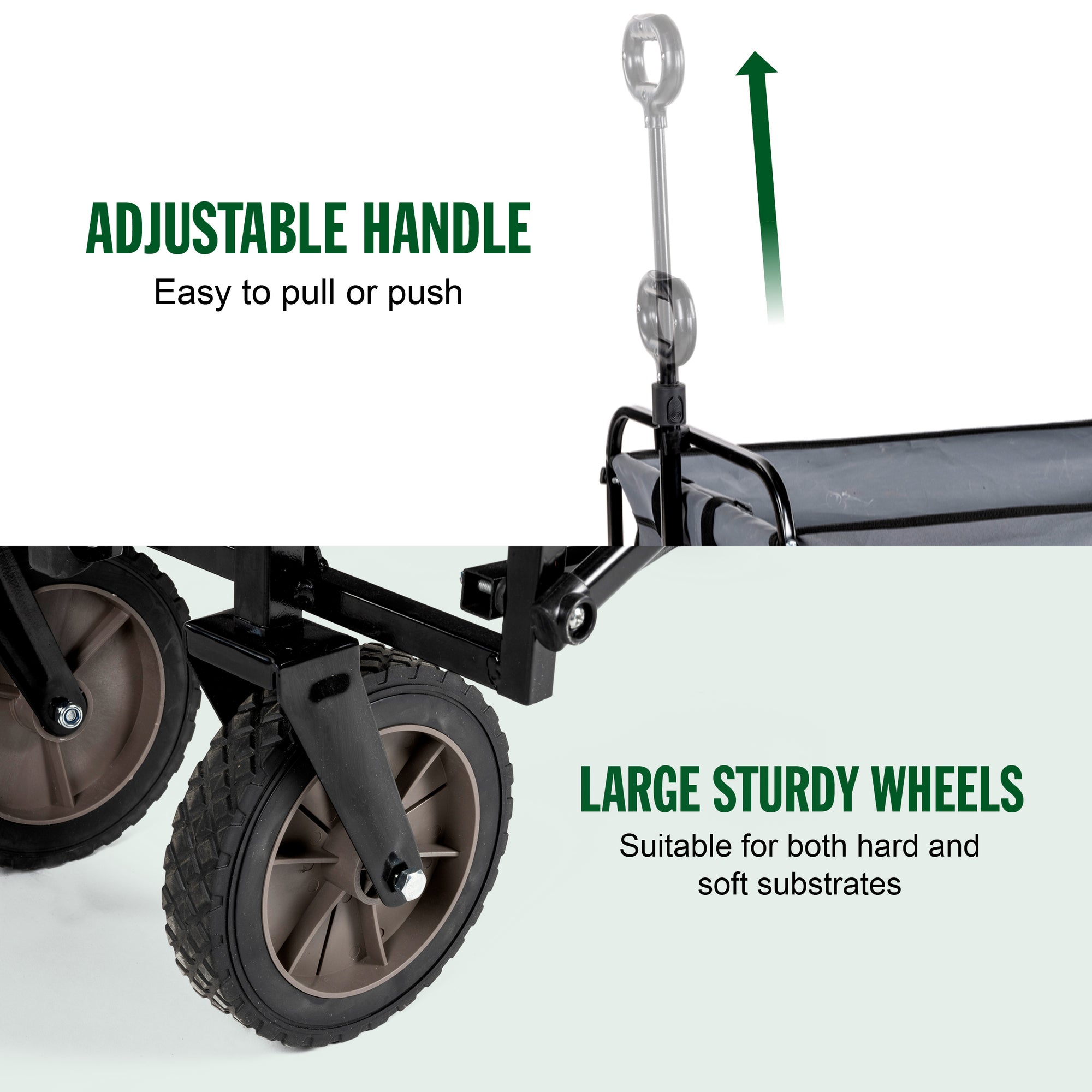 CAMP ACTIVE TROLLY FOLDABLE 82X52X63CM - Tuincentrum Lopik
