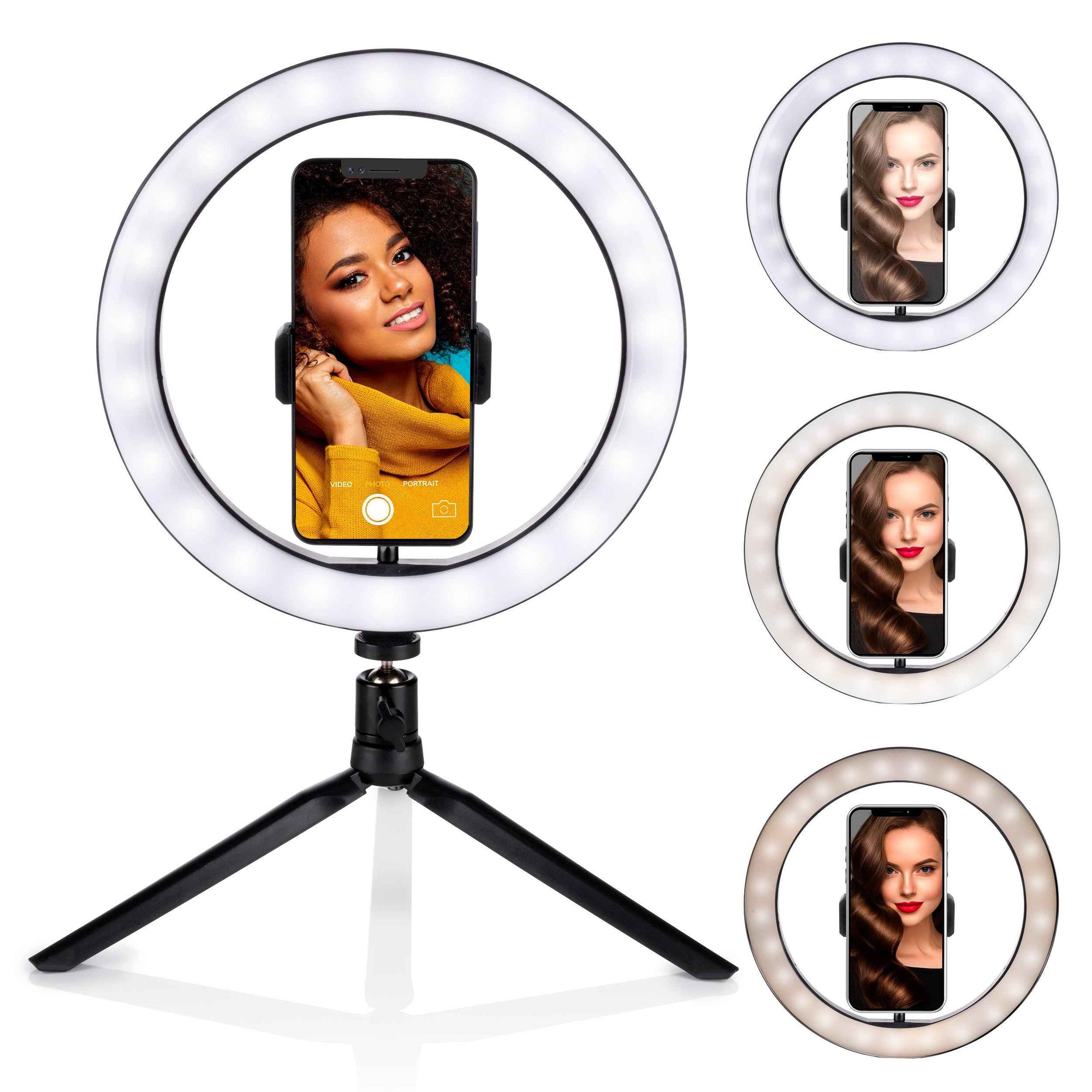 GRUNDIG SELFIE RINGLAMP Ø25CM 120 LEDS - Tuincentrum Lopik