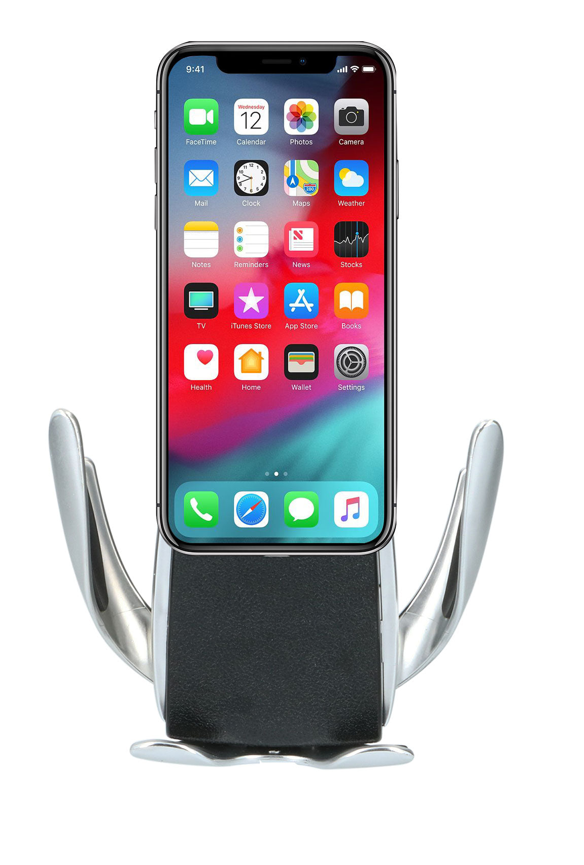 ALL RIDE AUTO TELEFOONHOUDER MET QI LADER 12X7X3 CM - Tuincentrum Lopik