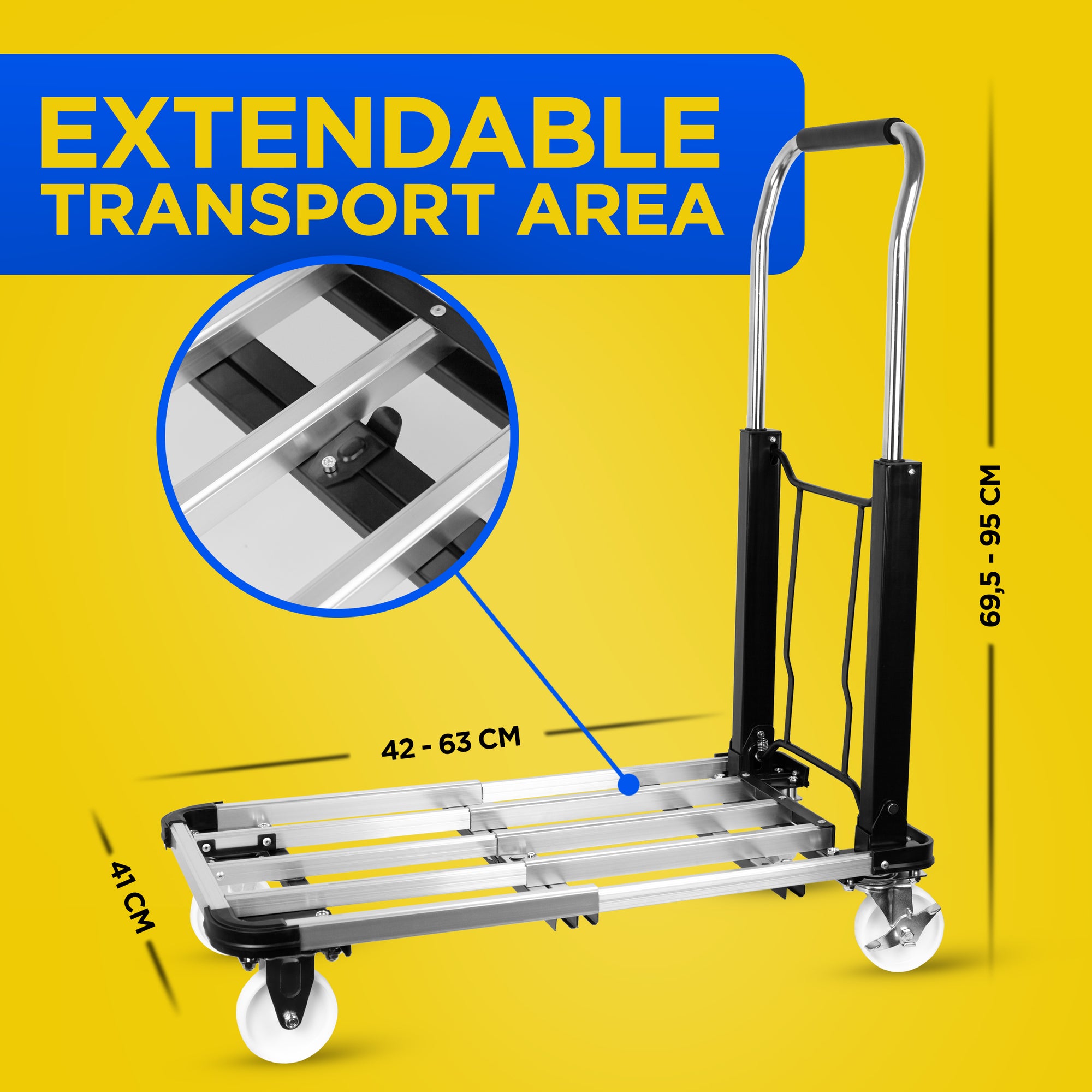 KINZO TROLLEY FOLDABLE 150KG - Tuincentrum Lopik