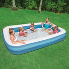 BESTWAY POOL 305X183X46CM 2RING FAMILY - OPBLAASBAAR ZWEMBAD - Tuincentrum Lopik