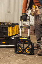 STANLEY HANDTRUCK AND CRATE - STEEKWAGEN MET VOUWKRAT 70KG - Tuincentrum Lopik