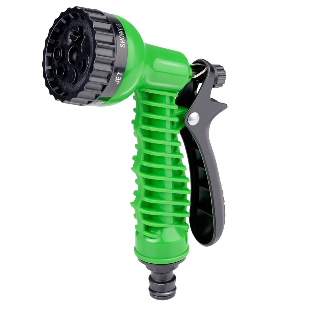 KINZO FLEXIBELE TUINSLANG ELASTISCH 5–10 METER GRIJS/GROEN - Tuincentrum Lopik