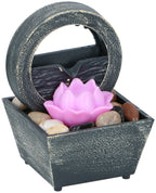 ARTI CASA TAFELFONTEIN LOTUS BATTERIJ - Tuincentrum Lopik