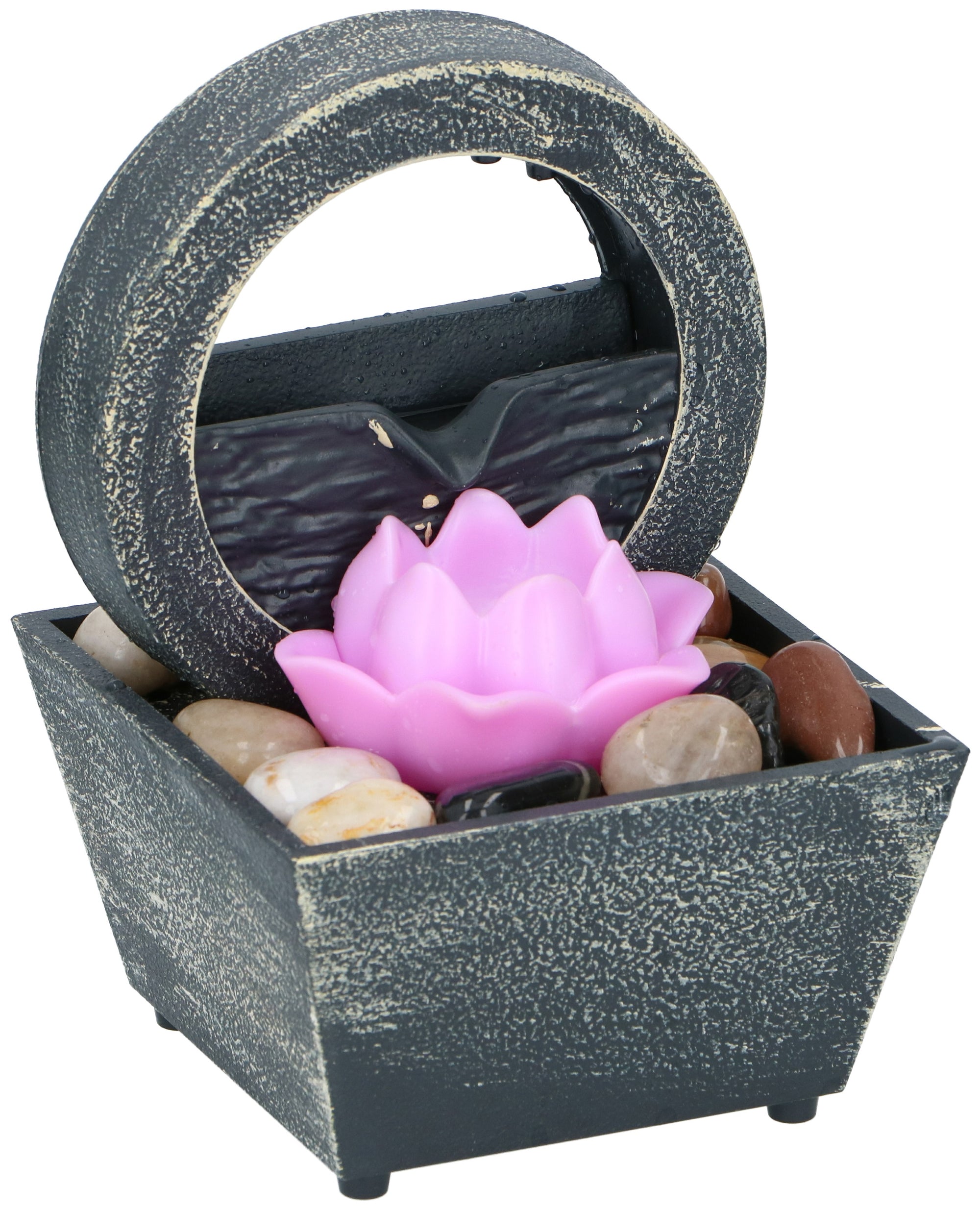 ARTI CASA TAFELFONTEIN LOTUS BATTERIJ - Tuincentrum Lopik
