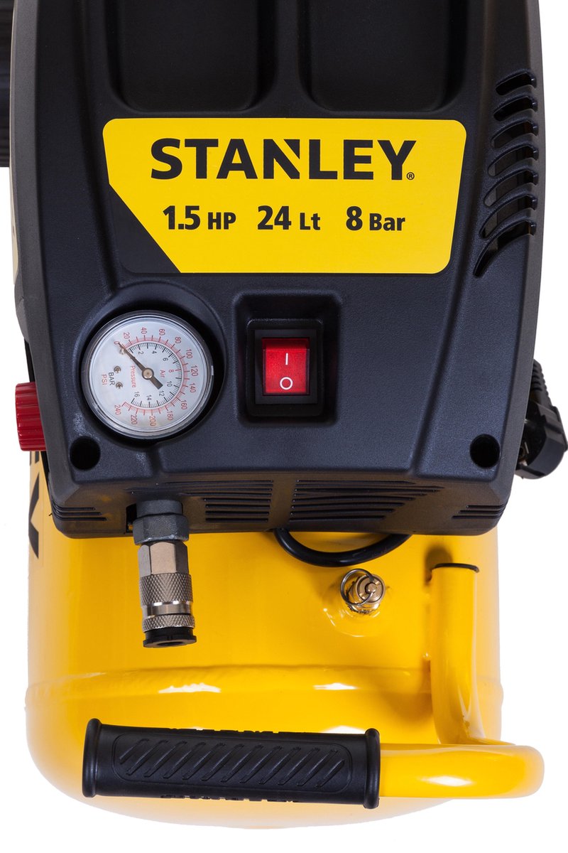 STANLEY LUCHTCOMPRESSOR DN 200/8/24 24L 8BAR 1100W - Tuincentrum Lopik