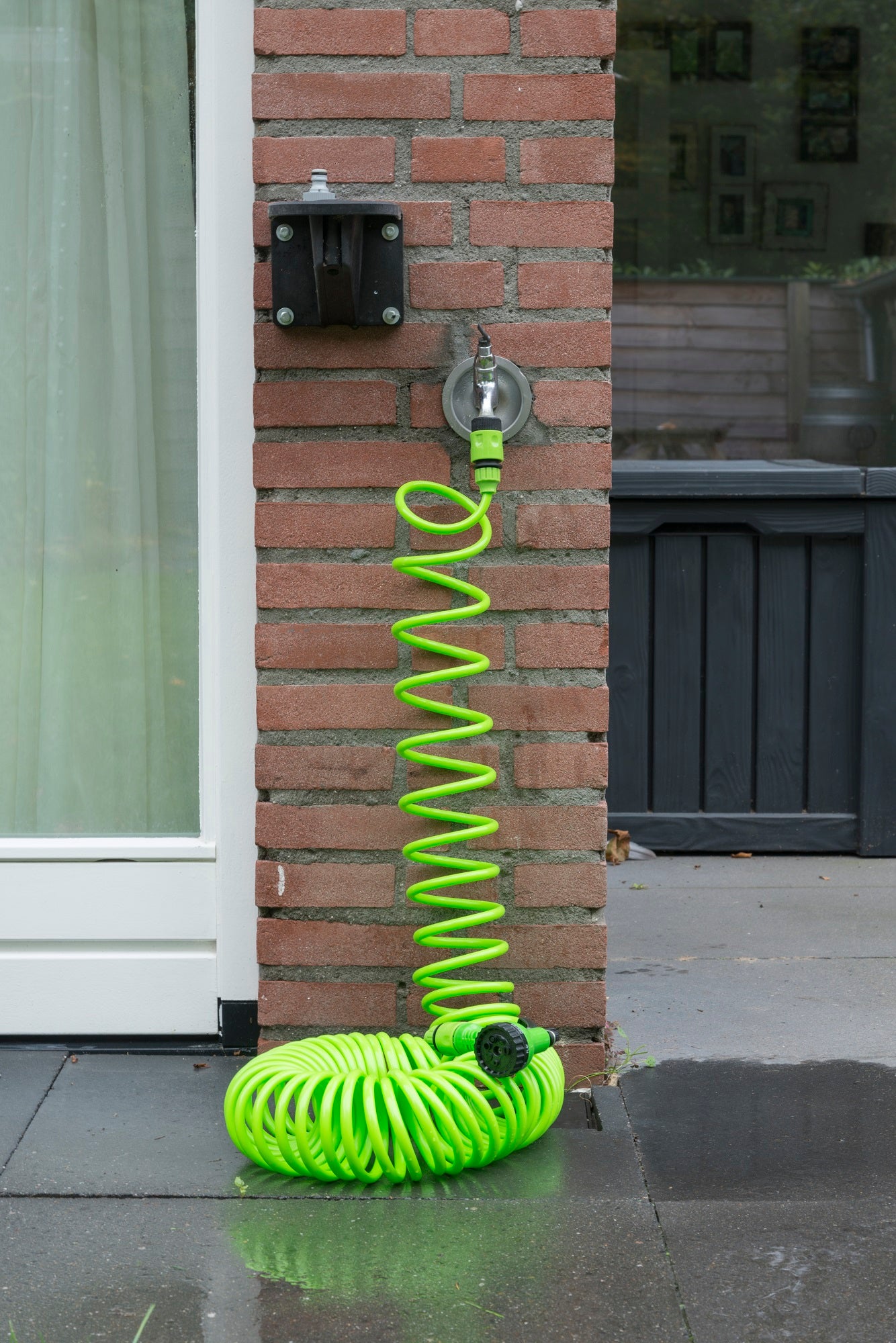 KINZO SPIRAAL TUINSLANG 15 METER MET SPROEIKOP - Tuincentrum Lopik