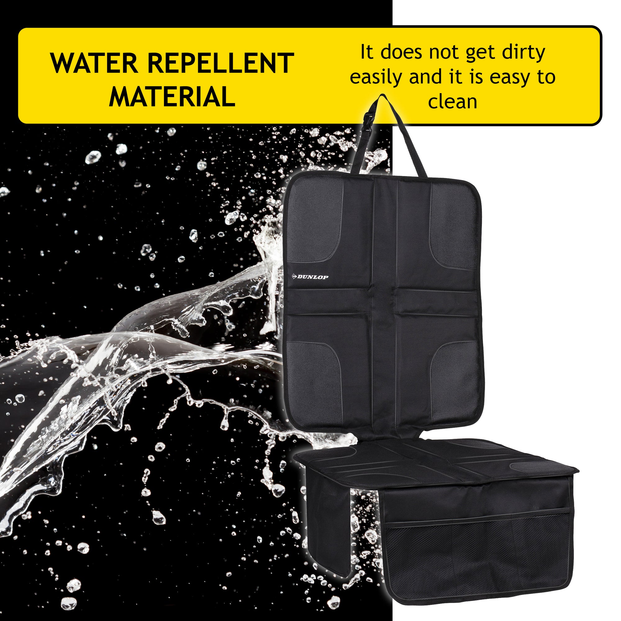 DUNLOP AUTOSTOELHOES MET ORGANIZER 121X45CM WATERAFSTOTEND - Tuincentrum Lopik