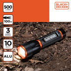 BLACK+DECKER LED ZAKLAMP 10W 500LM 100M BEREIK - Tuincentrum Lopik