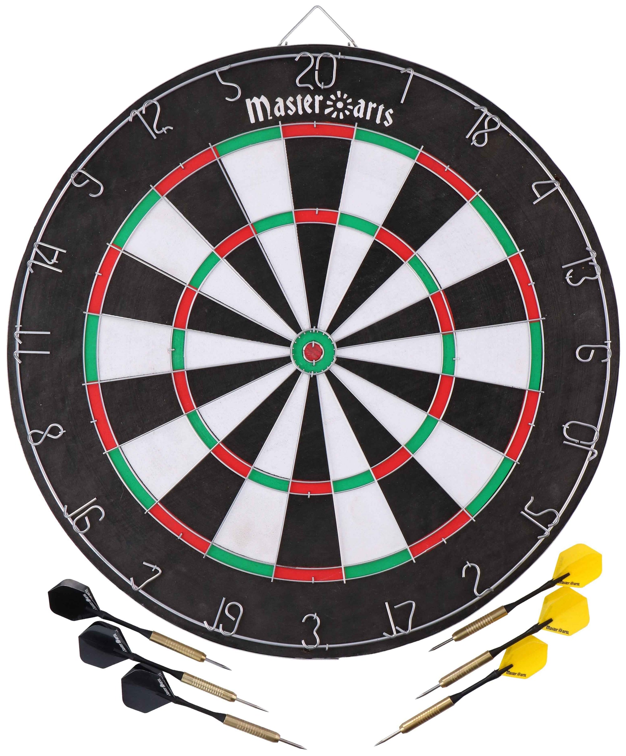 MASTERDARTS DARTBORD Ø45CM MET 6 PIJLEN - Tuincentrum Lopik