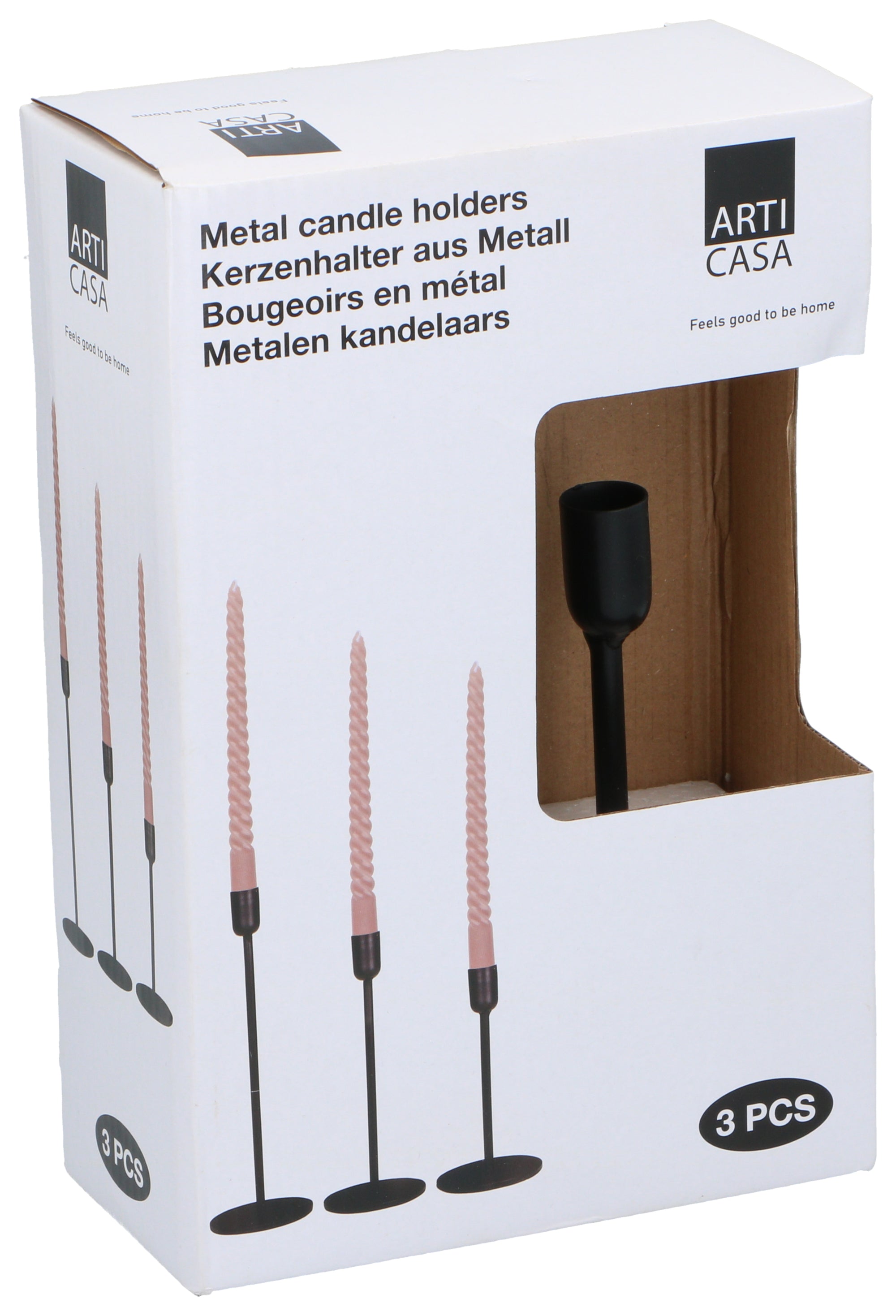 ARTI CASA METALEN KANDELAAR SET VAN 3 - Tuincentrum Lopik